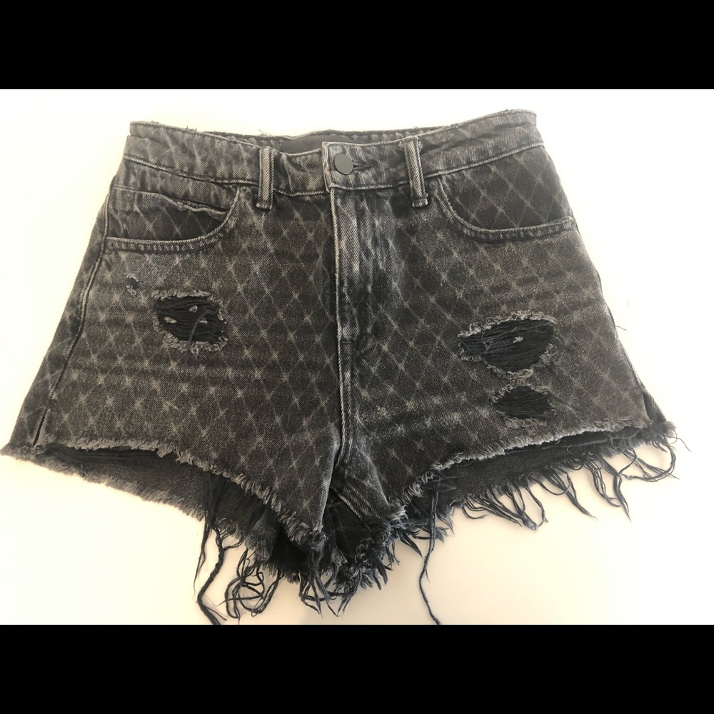 T by Alexander Wang denim shorts
